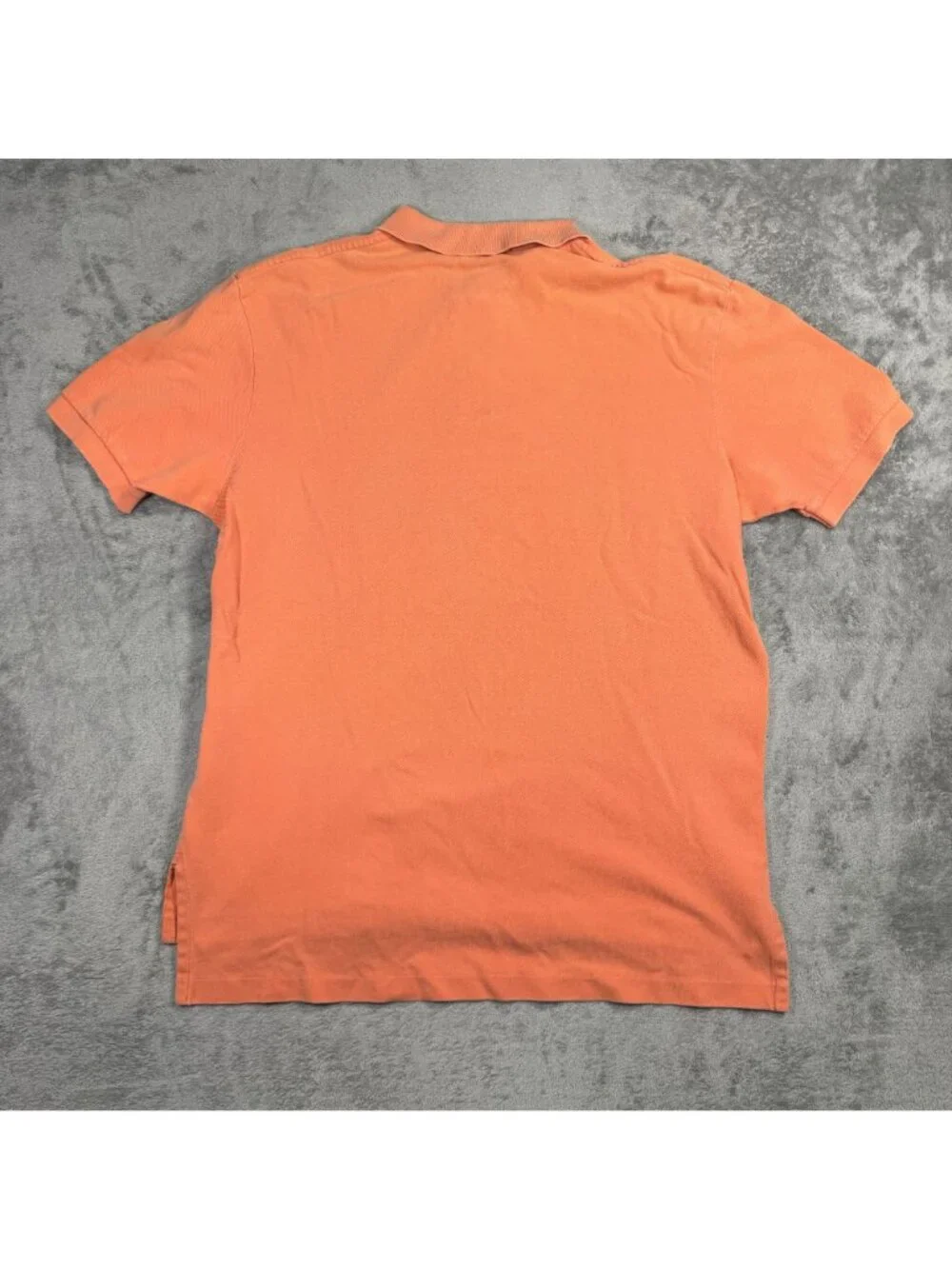 Y2K Polo Ralph Lauren Mens Muted Peach Polo Shirt Business Casual Preppy